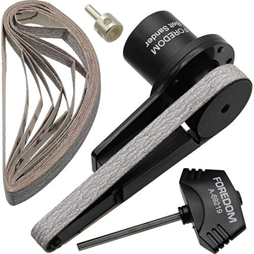 Foredom Belt Sander w/ 180 grit belt, hex key and 3 spare belts ea. 100, 180 and 240 grit
