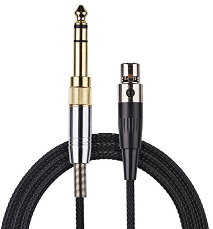Cavo di ricambio da 1,5 m per cuffie AKG K141, K171, K181, K240 e Pioneer HDJ-2000, placcato oro
