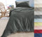 Wohnen & Accessoires GmbH & Co. KG Leinen-Bettwäsche Set Sintra 135x200cm + 80x80cm grau-braun