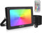 MEIKEE 60W RGB Strahler Mit Fernbedienung 30 Modi 10 Farben Timer Memory-Funktion RGB Fluter IP66 Wasserdicht 6 Helligkeitsstufen Weihnachten Halloween Party Strahler Farbe Dekorative, 1 Stücke