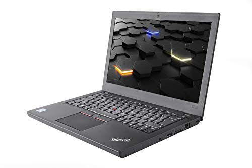 Lenovo ThinkPad X260 Ordinateur portable (12 pouces/HD) Intel Core i5 (6.Gen), 8 Go de RAM, 120 Go SSD, appareil photo, Windows 10 Pro (remis à neuf)