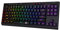 Redragon K596 Wired RGB Mechanical Gaming Keyboard, 87 Keys TKL Compact Keyboard w/10 Onboard Macro Keys & Wrist Rest, Brown Switches