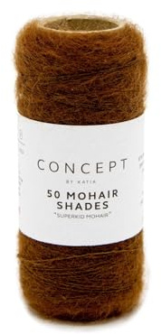Concept Katia 20g SuperKid Mohair - Farbe: 13 - braun - einem Premium-Garn in 50 fantastischen Farben
