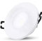 SSC-LUXon BEDA Spot IP65 weiß mit LED Lampe GU10 38° Abstrahlwinkel 3W neutralweiß - Deckenspot 230V Leuchtmittel tauschbar