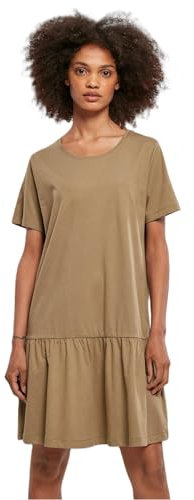 Urban Classics Women's Ladies Valance Tee Robe Kaki Taille S