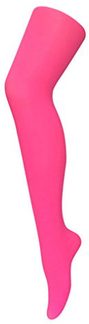 Sock Snob - Femme Collants Pastel Colorés Opaques 40 Deniers pour (36-42 EU, Néon Rose)