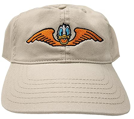 Disney Unisex-Erwachsene Entenflügel, Bestickt Baseballkappe, Stone, Einheitsgröße