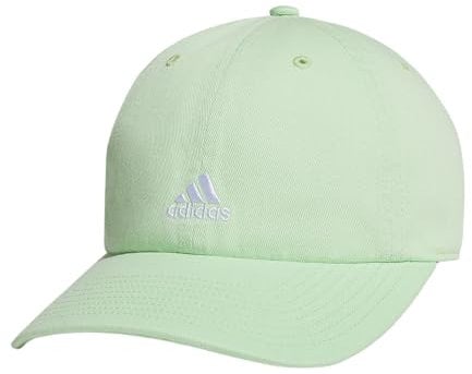 adidas Damen Saturday Cap, Semi Green Spark/Weiß, Einheitsgröße