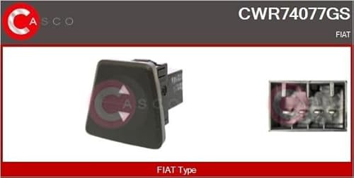 CASCO CWR74077GS Schalter Glasheber Fca