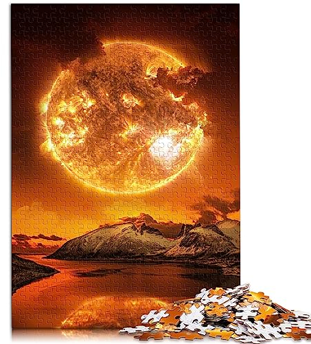 Puzzles für Erwachsene „Sunfall“-Puzzle mit 1000 Teilen für Erwachsene und Kinder ab 12 Jahren. Papppuzzles zum Lernen und Lernen. Größe: 26 x 38 cm