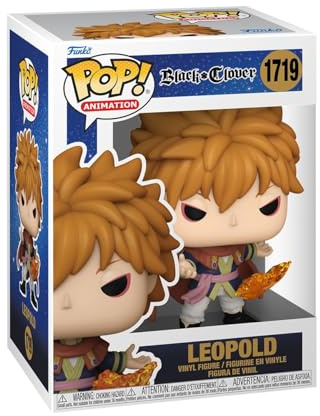 Funko POP! Animation: Black Clover - Leopold Vermillion | Offizielles Anime Merch - Vinyl Sammelfigur als Regal Deko - Geschenkidee zum Geburtstag für Fans und Sammler