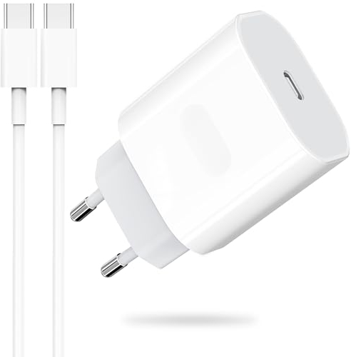 Chargeur USB C Rapide for iPhone 16/16 Pro/16 Pro Max/16 Plus/15 Pro/15 Pro Max/15 Plus, 25W Type C Prise Adaptateur et 2M Cable Mural Secteur Alimentation Fast Charger for Samsung S23 S22 S21 Andalus