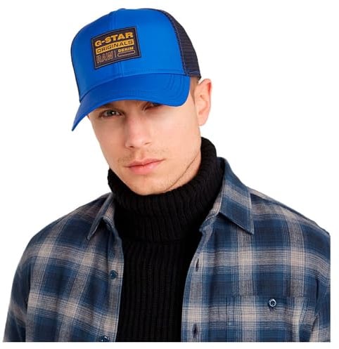G-Star Herren Embro Baseball Trucker Cap, Blau (Racing Blue D23760-B958-888), PC