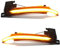 VIGORFLYRUN 2 Pcs LED Dynamic Turn Signal Light Sequential Side Mirror Flashing Light Repeater Blinker Compatible for Audi A3 8P A4 A5 B8 Q3 A6 S6 SQ3 A8 D3 8K
