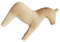Lurrose 1Stk Trojanisches Pferdestatue aus Holz Pferde malen für Kinder basteln für Kinder bastelmaterial für Kinder Spielzeuge Vintage- Desktop-Holzdekor Pferdeverzierungen