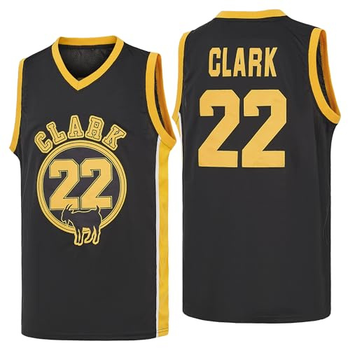 Men 22 Clark Jersey Basketball Jerseys Vintage Men's Classic Shirt
