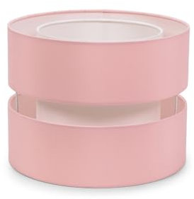 ValueLights | Small Ceiling Light Shade 2 Tier Pendant Lampshade in Blush Pink | Lamp Shades, Home Décor & Improvement Essential | 260mm Shade Width