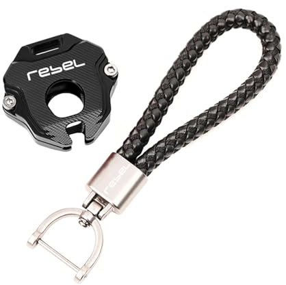 acgfifj Schlüsselgehäuse für Motorräder Für Hon@&da Rebel CM1100 REBEL 1100 1100T DCT Motorrad CNC-Zubehör Schlüsselhülle Hülle Schlüsselanhänger Schlüsselanhänger Schlüsselanhängerhalter