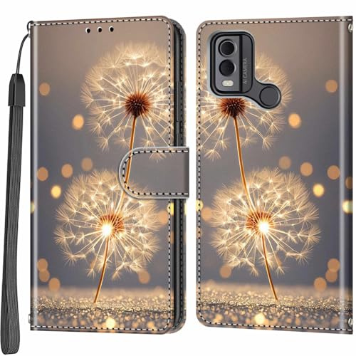 Salanheo Wallet Case for Nokia C32 / C22, Magnetic Flip Folio Protective Phone Case Compatible Nokia C32 / C22