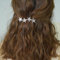 Wendalern Barrette Étoile En Strass Barrette Étoile En Cristal Épingle À Cheveux Argent Pentagramme Antidérapant Barrettes Géométriques En Métal Coiffure De Mariage Accessoires De Coiffure Pour Femmes
