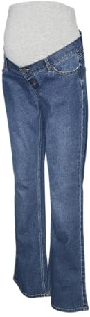 MAMA.LICIOUS Damen Mledina Flared Db Jeans Noos