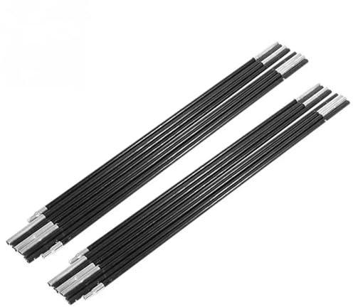 Telescopic Tarp Poles，Adjustable Tent Poles 2Pcs/Set Tent Rod 4.48/4Meter Camping Tent Pole 8/7mm Tent Supporting Rod Outdoor Camping Canopy Awning Frames Accessory Pop Up Beach Tent Pole Sets(4M)