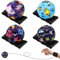 LUKIUP Ball mit Schnur Kinder, 4pcs Jump Ball, Mehrfarbig Springball mit Schnur, Knallendes Gerausch Machen Springball, Interaktives Spielzeug zum Stressabbau für Kinder Im Freien