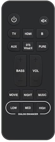 VINABTY Replacement Remote Control Applicable For Denon DHT-S217 DHT-S216 DHT-S216H DHTS216 DHTS216H DHTS217 Soundbar