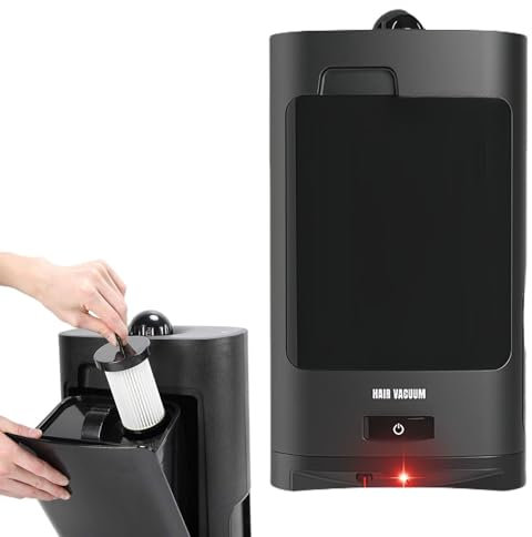 Glowdora Aspiradora para Peluquería, 1400 W, Sin Contacto, con Depósito De 2.7 L, Recogedor Eléctrico con Sensor Automático para Peluquería, Aspirador para Pelo De Mascotas, Recogedor Automático