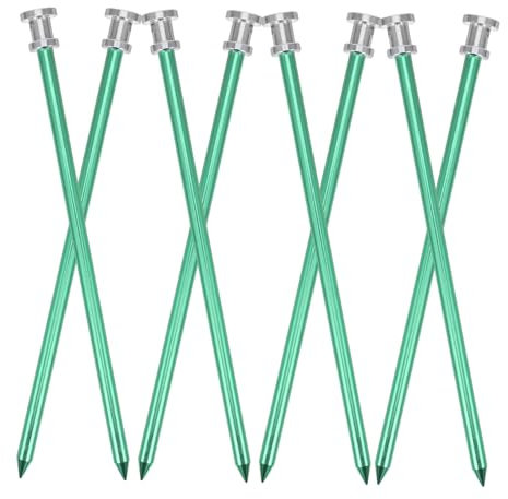 Milisten 8stücke Aluminium Zeltheringe Robust Und Leicht Für Camping Strand Und Outdoor-aktivitäten Sturmfest Und Einfach Zu Verwenden