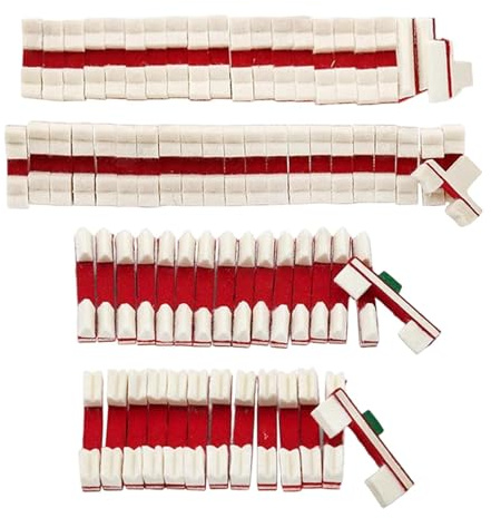 Dickly 70 Pieces Upright Piano Damper Head Kit, Bass Head Set, Wedges, Felts, Keyboard Accessories, Solid Structure, Suitable for, 72pcs