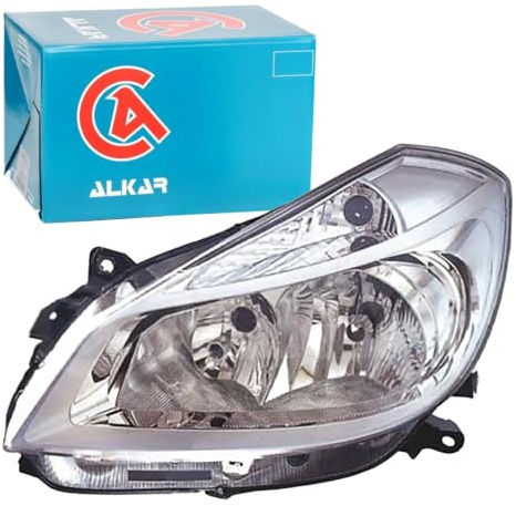 Alkar 2741175 Hauptscheinwerfer | Kompatibel mit: RENAULT CLIO III, CLIO III Kasten/Schrägheck