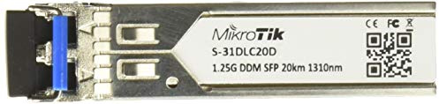 Mikrotik S-31DLC20D Módulo Fibra SFP MonoModo 20Km