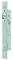 Tesa Assa Abloy 2215250AI Cerradura Monopunto De Palanca Basculante Para Perfiles metálicos Inoxidable Entrada 25 mm 2215