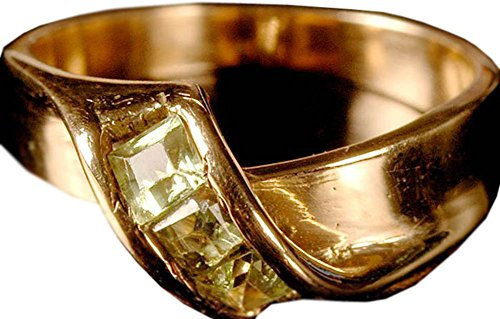 Faceted Aquamarine Finger Ring - 18 K Gold Ringgröße 5.5