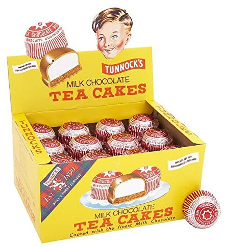 Tunnock’s Milk Chocolate Tea Cakes 24g - Box of 36