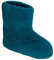 SamWo, 100% Reine Schafwolle Hausschuhe Wollhausschuhe Fußwärmer Hüttenschuhe Stiefel Petrol, FW 39-40 azu