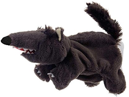 Egmont Handpuppe Wolf schwarz