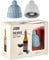 Monkey Business Lot de 2 bouchons de bouteille en silicone pour bouchon de bouteille Bleu/gris Rouge/gris Voir les options de couleur