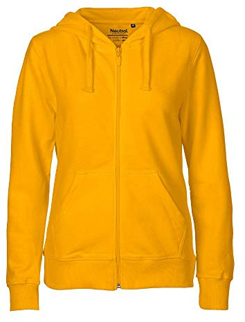 Neutral Ladies Zip Hoodie, Größe:XL, Farbe:Yellow