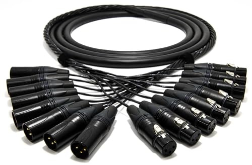 enoaudio Mogami 2932 8 Multicore Analog Kabel | Neutrik Gold XLR male - Neutrik XLR female | HiFi, 0,5 m