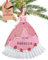 Personalised Princess Ornament 2025 – Fast & Free 24h Customisation – Kids Christmas Ornaments for Tree – Custom Gift Wrapped Girl in Pink Glitter Dress Keepsake for Little Girls