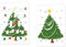 RASW081 -Tannenbaum Adventskalender-Doppelkarte - 12,5 x 18,5 cm mit hochwertigem Kuvert