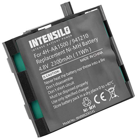 INTENSILO NiMH batterie 2300mAh (4.8V) pour simulateur musculaire Compex Full Fitness, Mi-Fitness, Mi-Sport, One, Performance, Runner, SP2.0