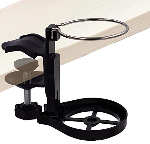 Pmsanzay Support de boisson pliable pour bureau à la maison ou au bureau jusqu'à 38 mm d'épaisseur
