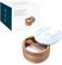 KITCHENDAO Large Acacia Salt Cellar Box Bowl with Built-in Spoon and Marble Lid, Natural Acacia Wood Bath Sea Salt Container, Pepper Sealer Pinch Bowl, 10oz Capacity
