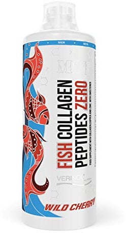 MST® Nutrition Fisch Kollagen Beauty Peptide + Biotin Verisol® Drink | 40 Portionen | Sugar Free | Fisch Collagen Drink, Collagen Peptide, Kollagen | Wild Cherry | Made in Germany