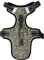 Hundegeschirr Militär Camouflage No Pull Reflektierende Verstellbare Hundeweste Geschirre mit 2 Leinenclips und Easy Control Griff für Kleine Mittlere Hunde Katzen S