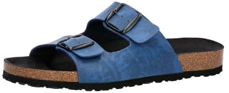 Lico Pantolette Bioline Man Vegan Herren Blau 43