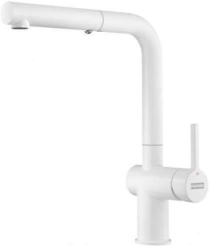 Franke 115.0653.383, Küchenarmatur Active L pull out spray, Matte white